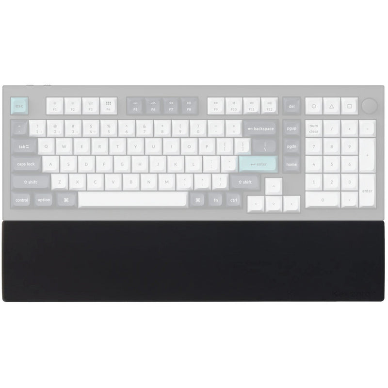 Afbeelding laden in galerijviewer, Keychron silicone palm rest voor q12 q5 pro q5 max q5 he l3 polssteun (zwart)
