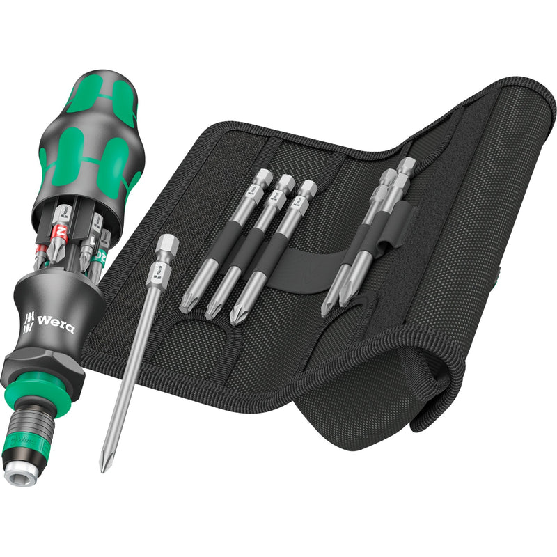 Load image into Gallery viewer, Wera kraftform kompakt 20 tool finder 2 met etui bitset (zwart groen, 13-delig)
