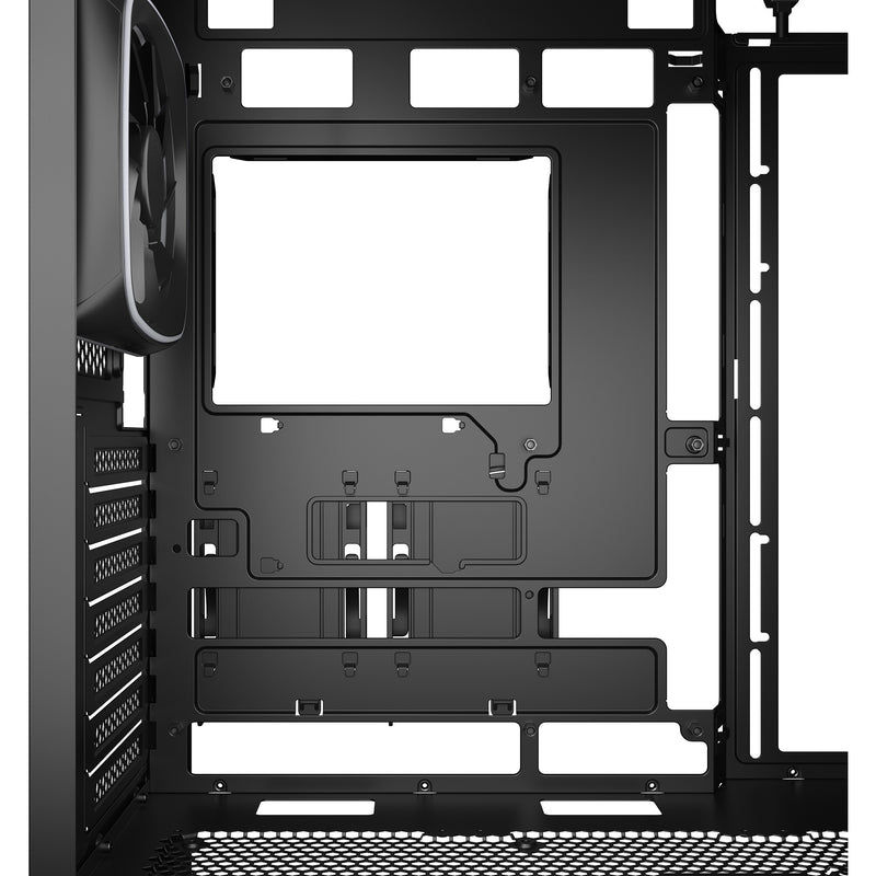 Load image into Gallery viewer, Sharkoon ak5g rgb midi tower behuizing (zwart | 2x usb-a | 1x usb-c | rgb | tempered glass)

