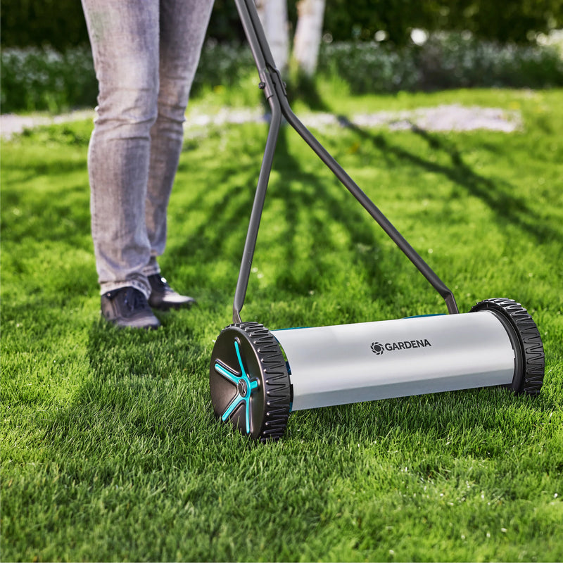 Load image into Gallery viewer, Gardena kooimesmaaier comfort 400 kooimaaier (grijs turquoise, 11760-20)
