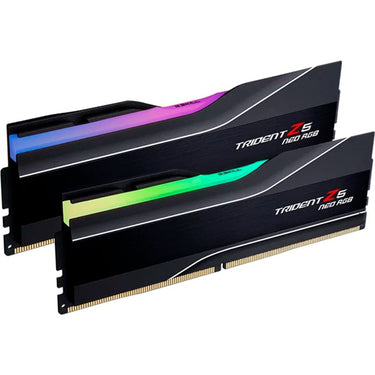 G.skill 32 gb ddr5-6400 (2x 16 gb) kit werkgeheugen (zwart, f5-6400j3239g16gx2-tz5nr, trident z5 neo rgb, expo)