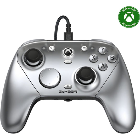 Gamesir g7 pro he tri-mode wireless controller - semi silver (zilver, usb 2,4 ghz bluetooth, xbox series x|s, xbox one, pc, android)