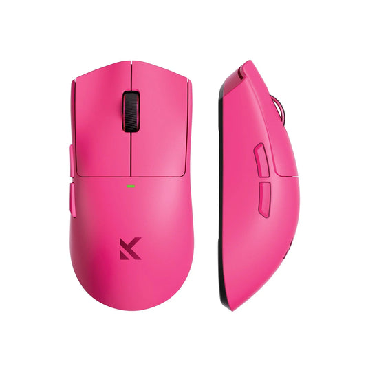 Mchose k7 ultra lightweight wireless gaming mouse (roze, rgb, usb 2.4 ghz, 42.000 dpi)