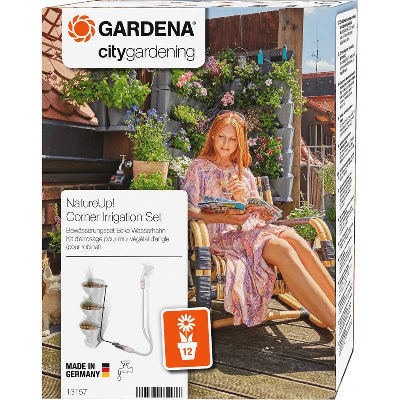 Load image into Gallery viewer, Gardena natureup! bewateringsset hoek waterkraan druppelsysteem (13157-20)
