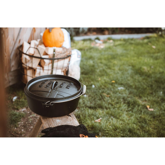 The windmill dutch oven 6 qt zonder pootjes kookpan (zwart, ø 31,5 cm | 5.9 liter)