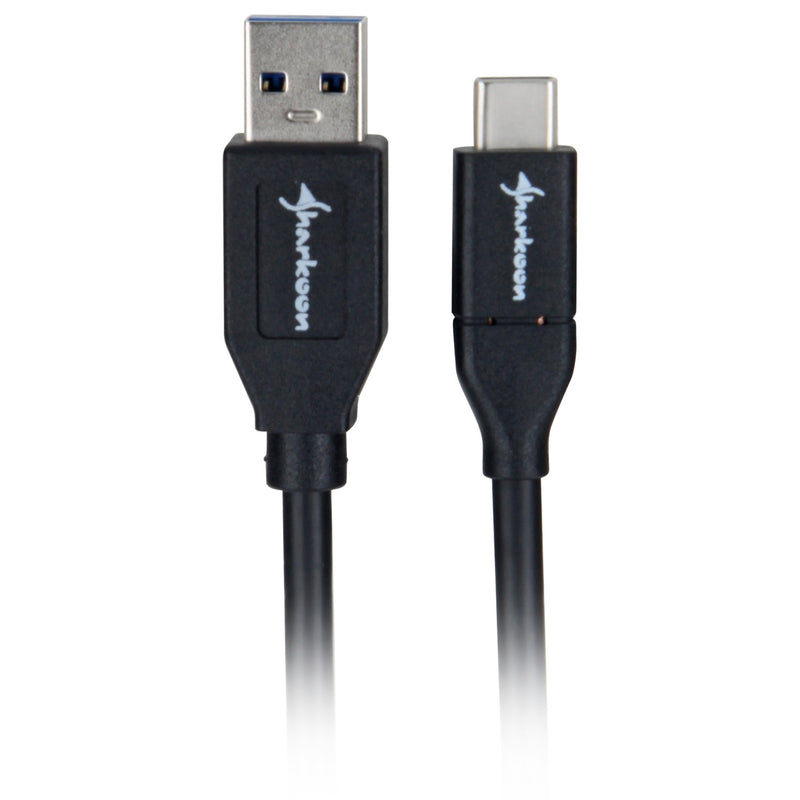 Load image into Gallery viewer, Sharkoon usb-a 3.2 > usb-c kabel (zwart, 0,5 meter )
