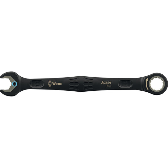 Wera 6000 joker black edition 11 set 1 steek-ringratelsleutelset, 11‑delig moersleutel (zwart)