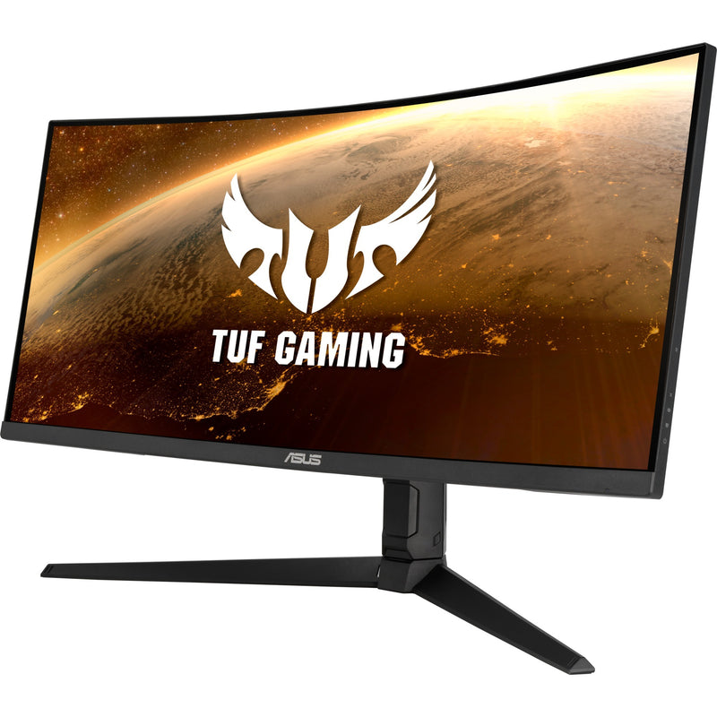 Load image into Gallery viewer, Asus tuf gaming vg34vql1b 34 curved ultrawide monitor (zwart, 2x hdmi, 2x displayport, 3x usb-a 3.2 (5 gbit s), 165 hz)
