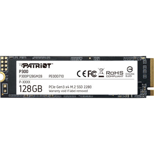 Patriot p300 128 gb ssd (p300p128gm28, pcie 3.0 x4, m.2 2280)