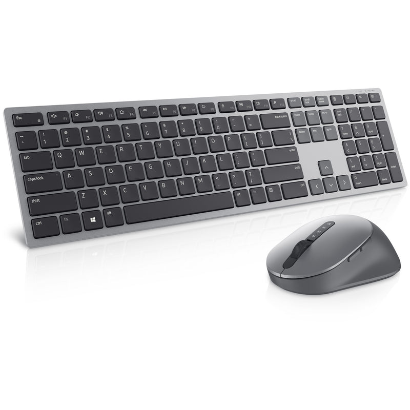 Afbeelding laden in galerijviewer, Dell premier multi-device draadloos toetsenbord en draadloze muis - km7321w desktopset (grijs, us lay-out (qwerty), 100%, bluetooth 5.0, dpi:1000 - 4000)
