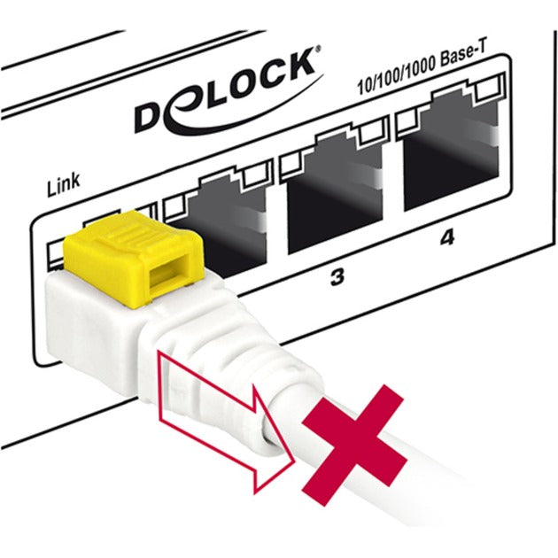 Chargez l'image dans la visionneuse de la galerie, Delock netwerkkabel rj-45 secure met cat.6a (wit, 85335, 5 meter)
