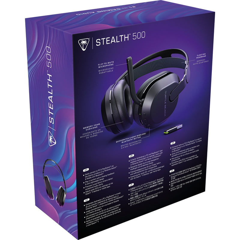 Load image into Gallery viewer, Turtle beach stealth 500 over-ear gaming headset (zwart, pc - windows 10 en hoger, playstation 4 5, nintendo switch, android, ios)
