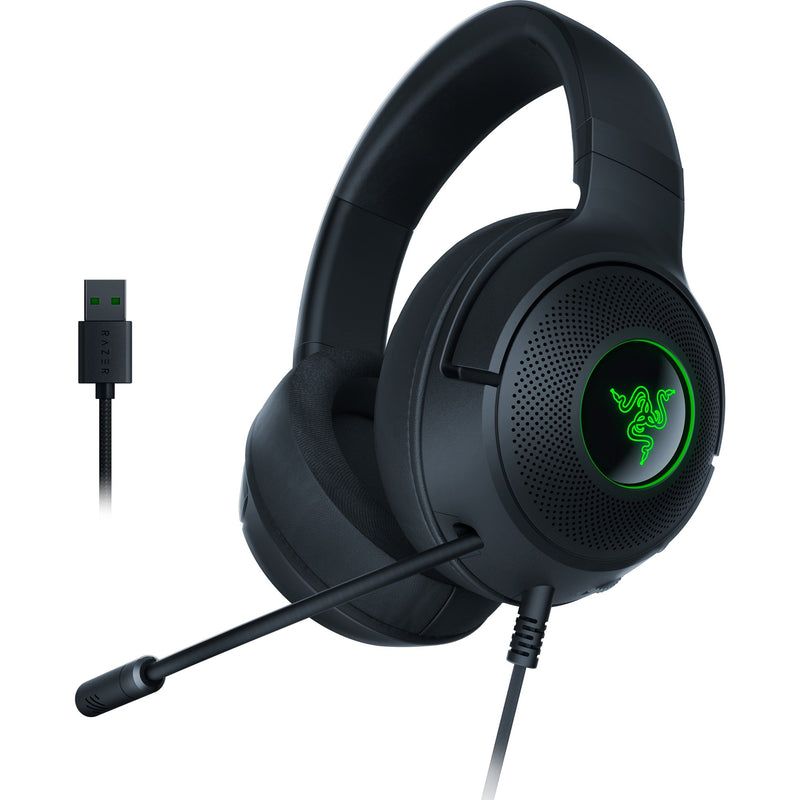 ギャラリービューアに画像をロードする, Razer kraken v3 x over-ear gaming headset (zwart, rgb, pc, playstation 4)
