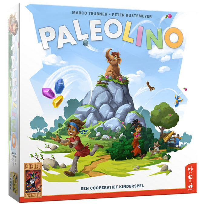 Afbeelding laden in galerijviewer, 999games 999 games paleolino bordspel (nederlands, 1 - 4 spelers, 15 minuten, vanaf 5 jaar)
