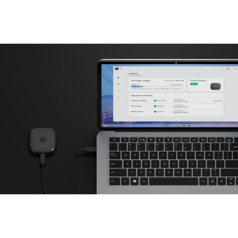 Load image into Gallery viewer, Synology beedrive 1 tb externe ssd (zwart, usb 3.2 gen 2 (type c))
