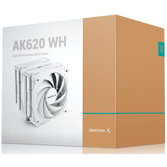 Deepcool ak620 cpu-koeler (wit, 4-pins pwm fan-connector)