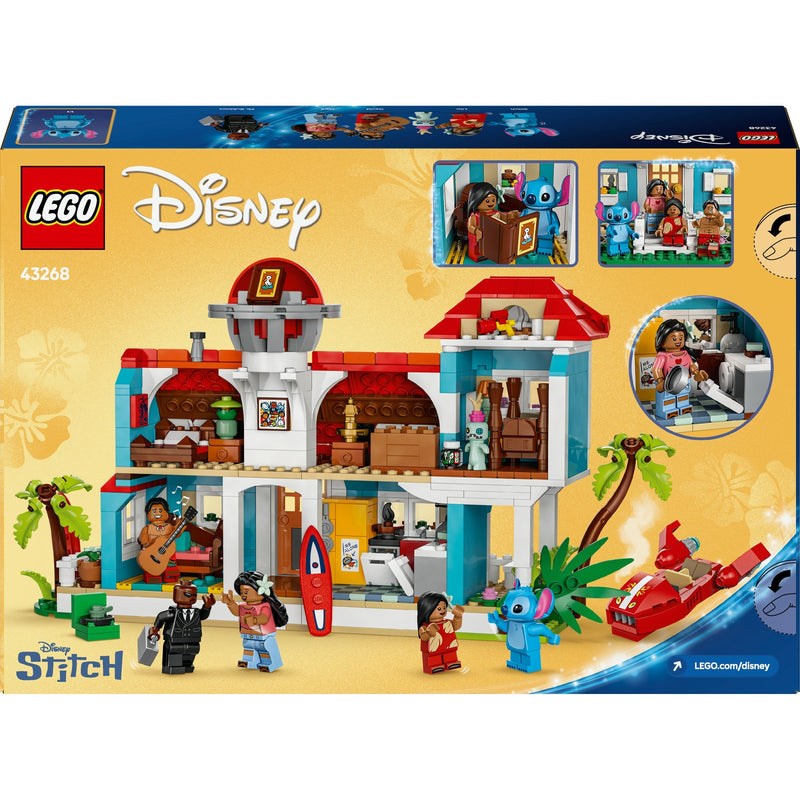 Load image into Gallery viewer, Lego disney - lilo en stitch strandhuis constructiespeelgoed (43262)
