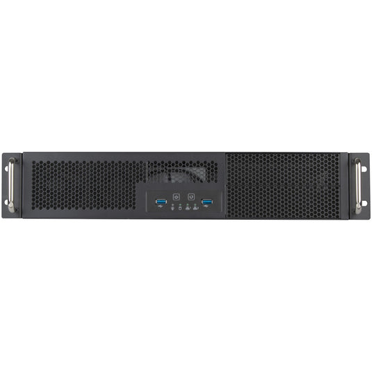 Silverstone rm23-502-mini rack behuizing (grijs zwart)