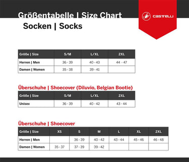 Castelli como 15 thermal - women's socks