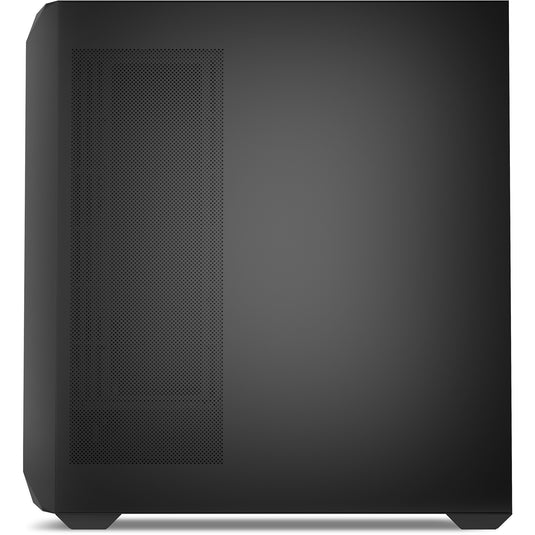 Sharkoon ak3 rgb midi tower behuizing (zwart | 2x usb-a | 1x usb-c | rgb | tempered glass)