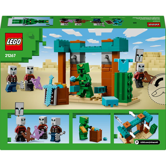 Lego minecraft de illagers in de woestijn gamingset voor kinderen - 21267