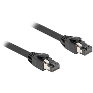 Delock cat.8.1 netwerkkabel (zwart, 15 meter, s ftp, rj-45)