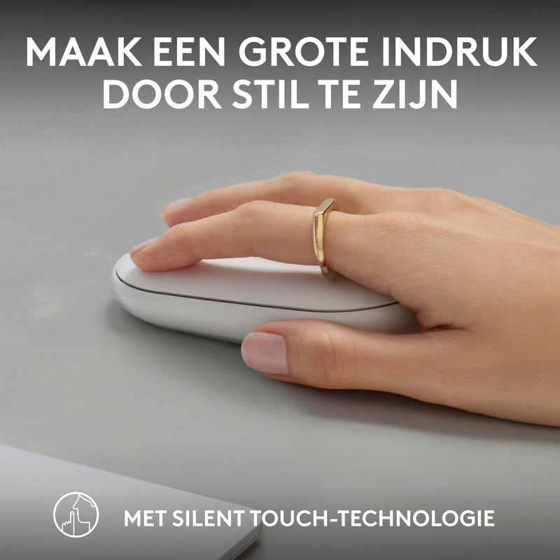 Afbeelding laden in galerijviewer, Logitech pebble mouse 2 m350s (wit)
