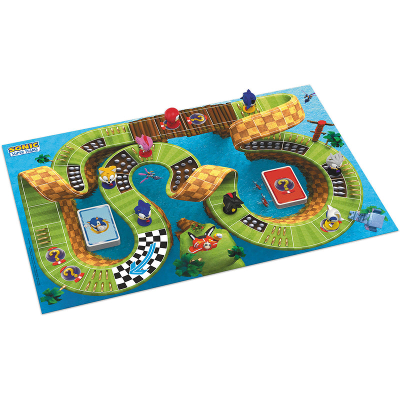 Chargez l'image dans la visionneuse de la galerie, Asmodee sonic super teams bordspel - race met sonic en vrienden - inclusief 8 miniaturen
