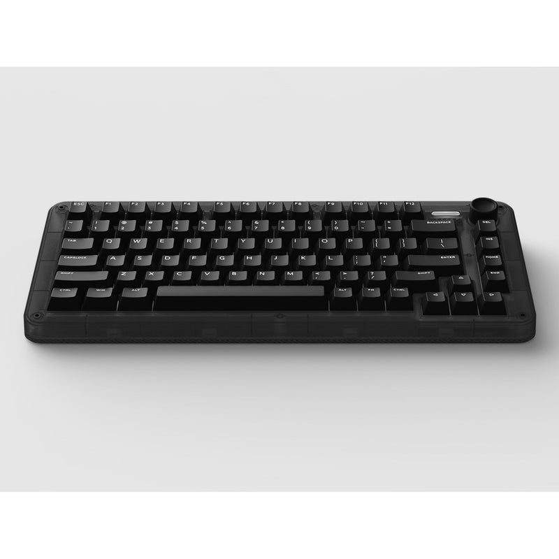 Load image into Gallery viewer, Iqunix zx75 dark side wireless mechanical keyboard (zwart, us lay-out (qwerty), gateron brown, 75%, rgb leds, hot-swappable, double-shot pbt, 2.4ghz | bluetooth 5.1 | usb-c)
