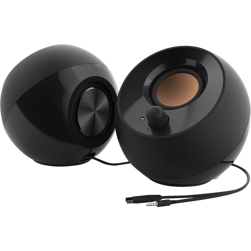 Load image into Gallery viewer, Creative pebble pc-luidspreker (zwart, usb)
