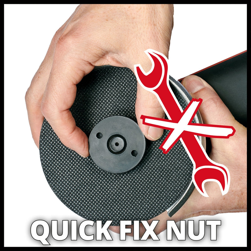 Load image into Gallery viewer, Einhell axxio accu haakse slijper 18 115 q bl solo (rood zwart, accu en oplader niet inbegrepen)
