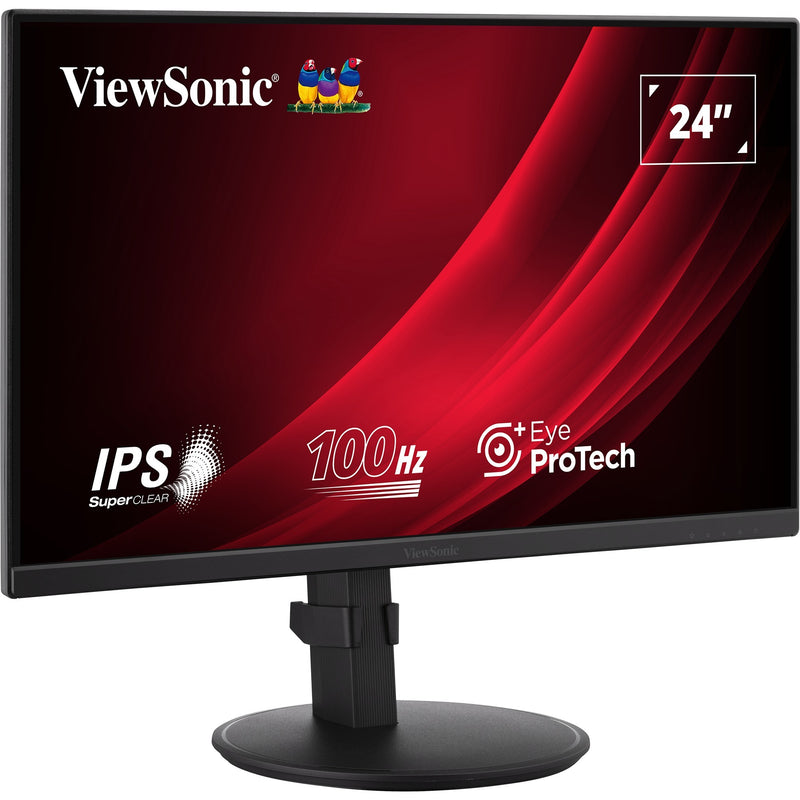 Load image into Gallery viewer, Viewsonic va2408-hdj ergonomische monitor 23.8 (zwart (mat), 1x hdmi, 1x display port, vga, 100 hz)
