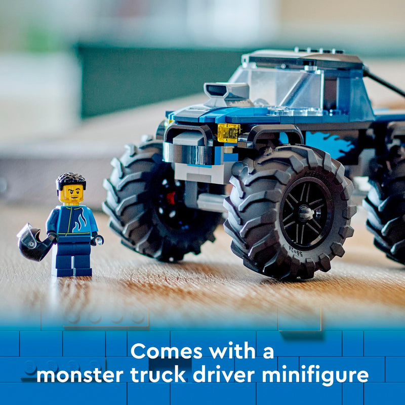Afbeelding laden in galerijviewer, Lego city blauwe monstertruck - 60402
