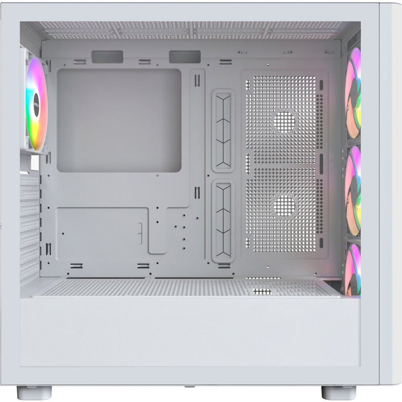 Load image into Gallery viewer, Montech xr wood midi tower behuizing (wit | 1x usb-a | 1x usb-c | rgb | window)
