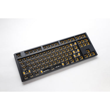 Ducky one 3 tkl ansi layout barebone rgb mechanisch toetsenbord (zwart, us lay-out (qwerty), 80% (tkl), rgb leds, hot swap, barebone)