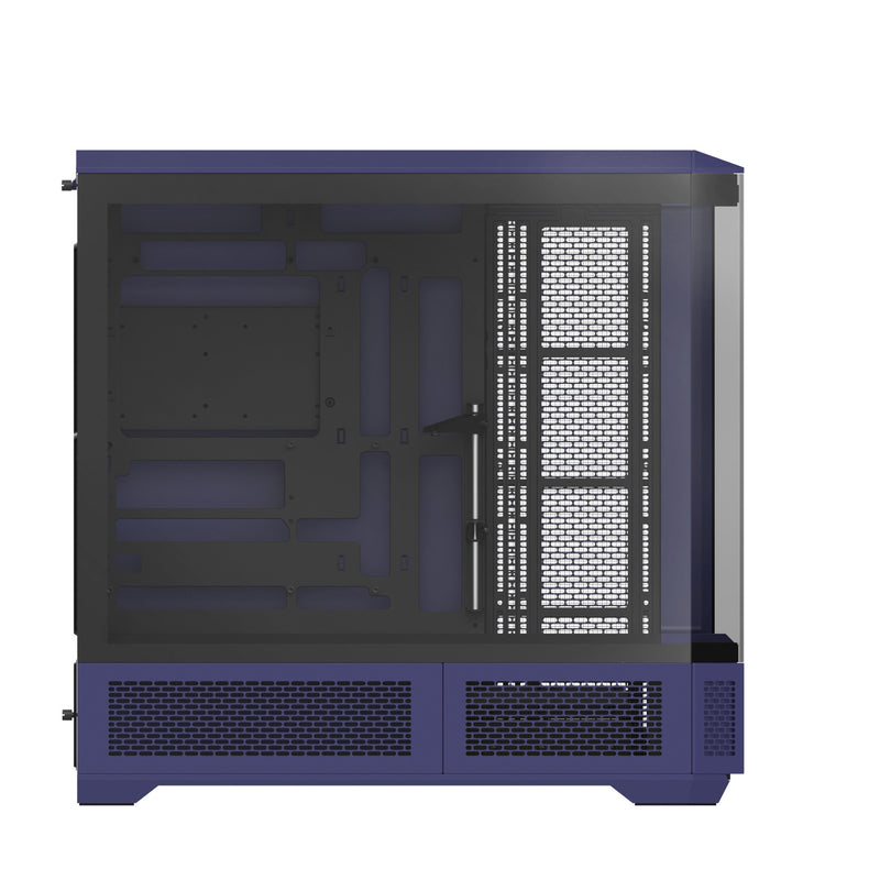 Load image into Gallery viewer, Thermaltake view 600 tg future dusk big tower behuizing (paars zwart | 2x usb-a | 1x usb-c | tempered glass)
