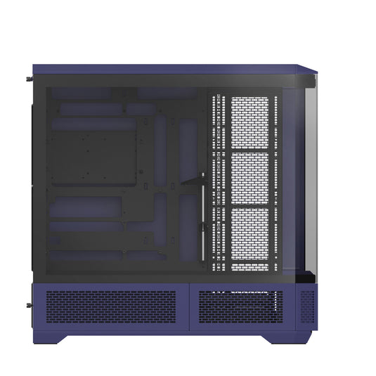 Thermaltake view 600 tg future dusk big tower behuizing (paars zwart | 2x usb-a | 1x usb-c | tempered glass)