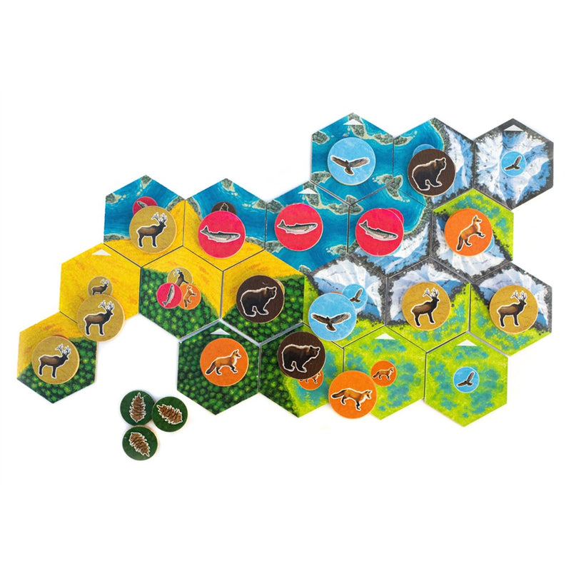 Afbeelding laden in galerijviewer, Asmodee cascadia - familiespel - bordspel - engelstalig
