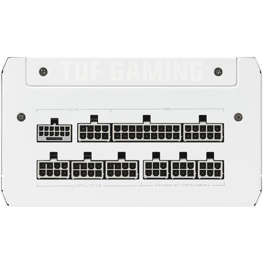 Asus tuf gaming gold white edition modulaire 1000 watt voeding (wit, 1x 12v-2x6, 4x pcie)