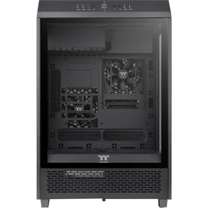 Thermaltake the tower 500 midi tower behuizing (zwart | 4x usb-a | 1x usb-c | tempered glass)