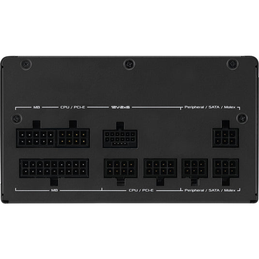 Asus prime gold black edition modulaire 850 watt voeding (zwart, 1x 12v-2x6, 3x pcie)