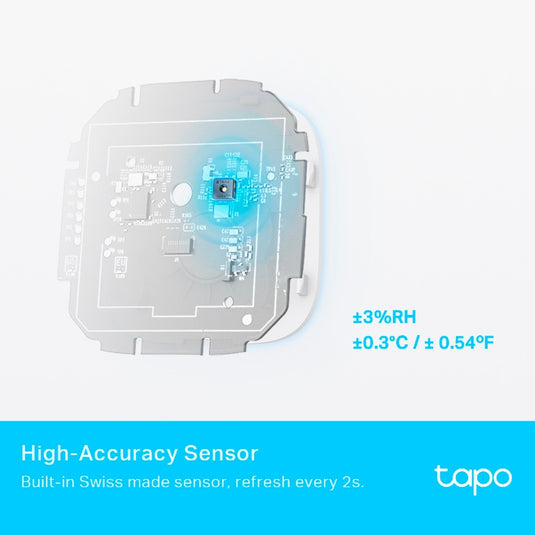 Tp-link tapo t315 slimme temperatuur- en vochtigheidsmonitor sensor