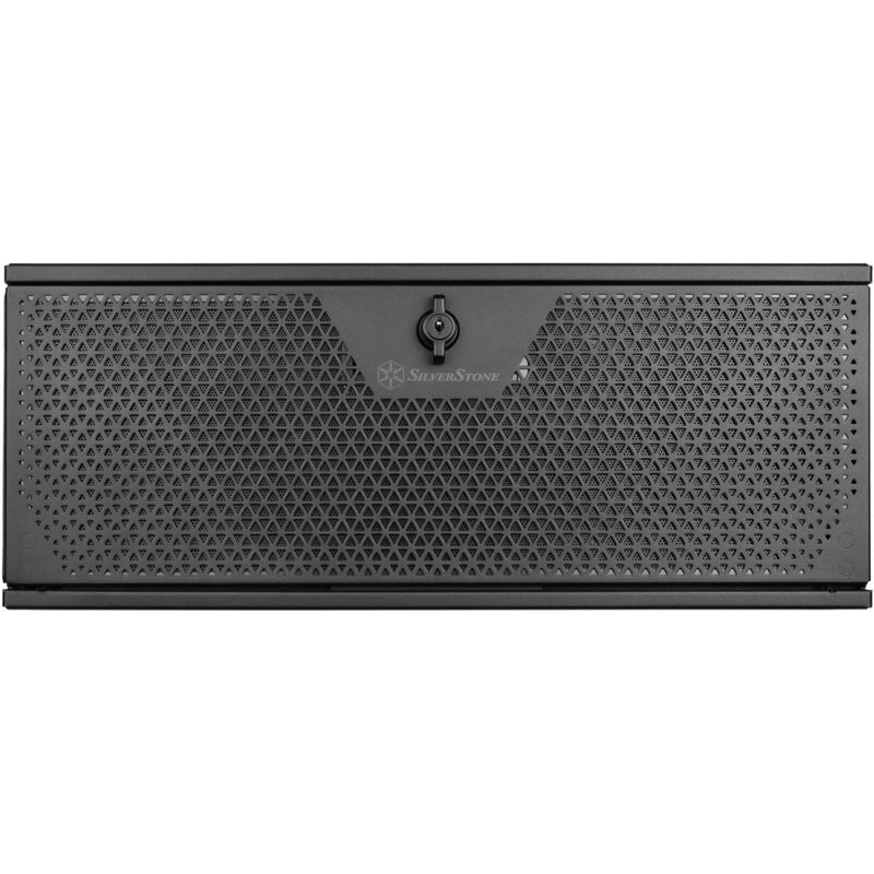 Load image into Gallery viewer, Silverstone rm44 rack behuizing (zwart | 4u | usb type-c | 2x 80mm casefan inbegrepen)
