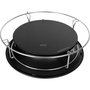 Kamado joe slōroller met rvs cooking rack voor classic i ii inlegrooster