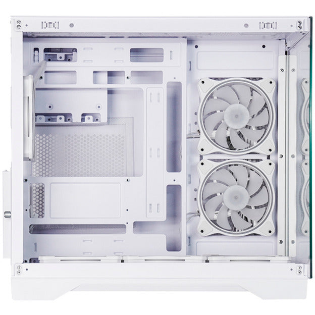 Load image into Gallery viewer, Chieftec visio midi tower behuizing (wit | 2x usb-a | 1x usb-c | rgb | tempered glass)
