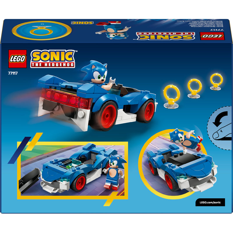 Chargez l'image dans la visionneuse de la galerie, Lego sonic the hedgehog - sonic's car: speedster lightning constructiespeelgoed (77117)

