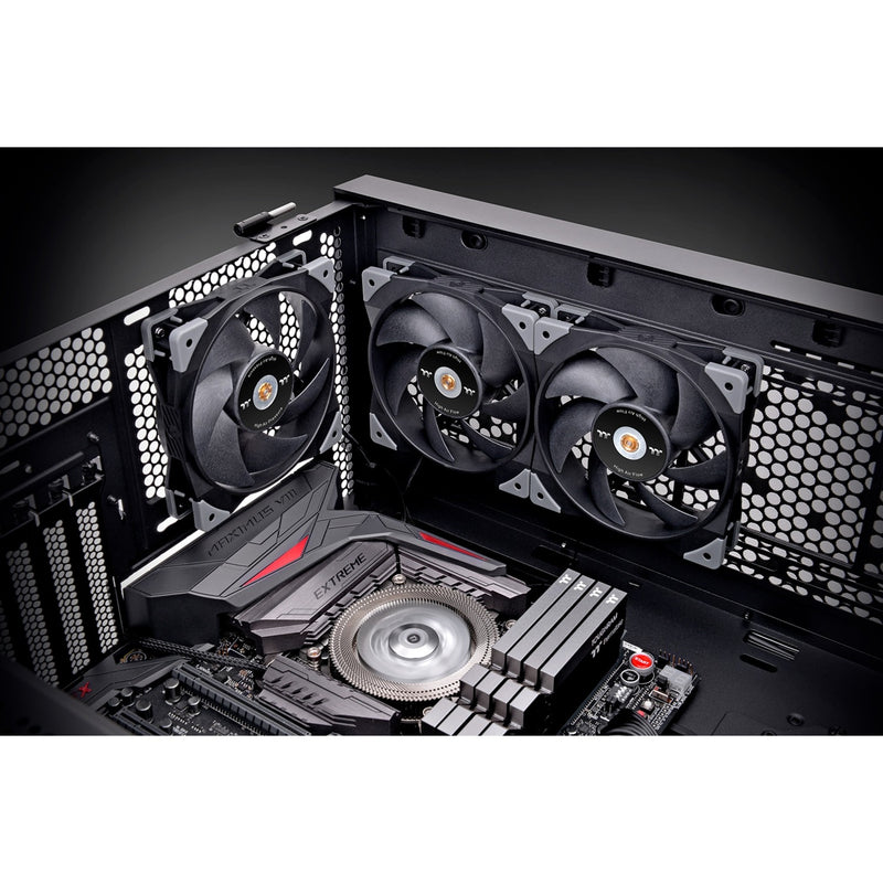 Load image into Gallery viewer, Thermaltake swafan gt12 pc cooling fan tt premium edition case fan (120 x 120 x 25 mm, pwm)
