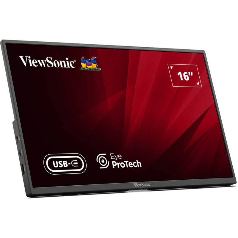 Load image into Gallery viewer, Viewsonic va1650 lichtgewicht draagbare monitor 16 (zwart, 1x hdmi, usb-c)
