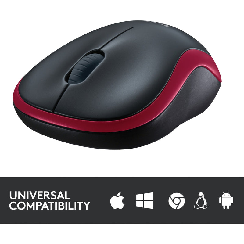 Chargez l'image dans la visionneuse de la galerie, Logitech wireless mouse m185 (rood, retail)
