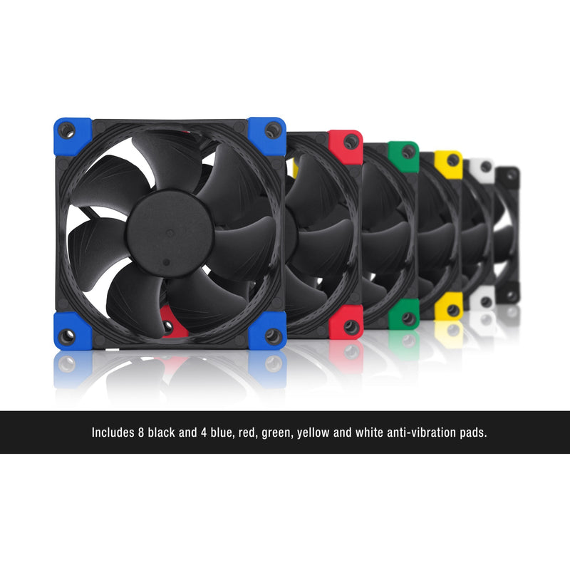 Load image into Gallery viewer, Noctua nf-a8 pwm chromax.black case fan (zwart, 80 x 80 x 25 mm)
